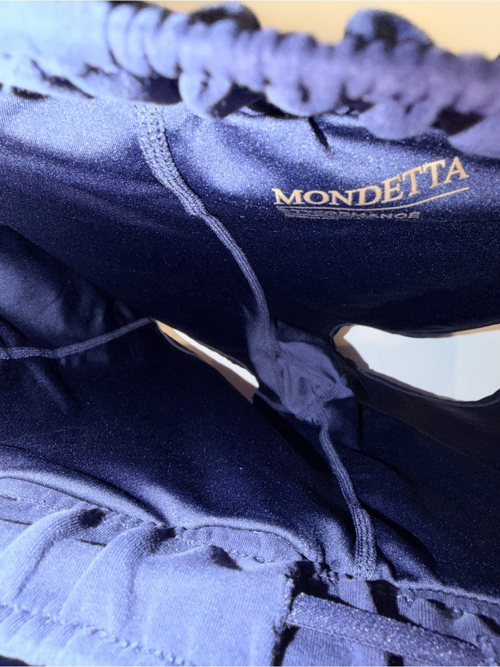 Mondetta Navy Elastic-Waist Mini Skirt (0023) - Picture 6 of 8